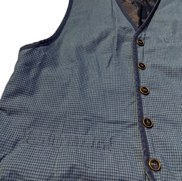 Vintage Blue Vest - Picture 2 of 2